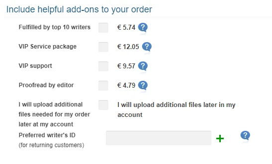 ProEssayWriting Additional Features